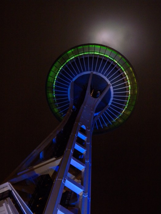Seattle Space Needle Seahawks pride